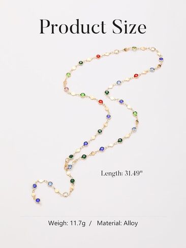 1PC Bar-Chain Necklace for Women, Y-Shaped Chains, Dainty Layered Jewelry, Long Chain Necklace for Prom and Special Occasions, Fashion Accessory for Women's Fashion in Saudi Arabia