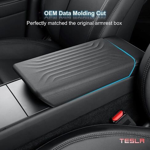 تغطية مسند ذراع TPE متوافق مع Tesla Model Y 2025 2026 Juniper ، واقي راحة ذراع وحدة التحكم في مركزية غير مركزية ، وملحقات وحدة التحكم المركزية لـ 2025+ طراز تحديث Y Juniper in Kuwait