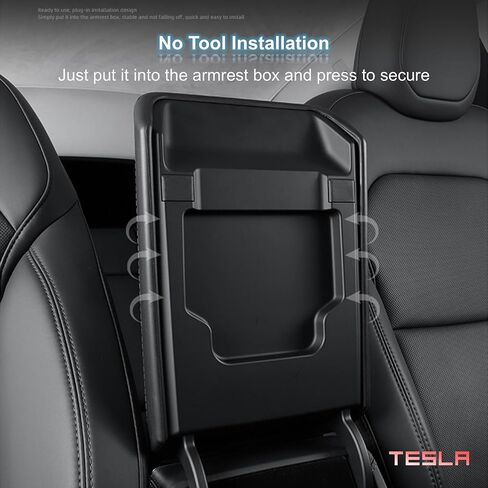 تغطية مسند ذراع TPE متوافق مع Tesla Model Y 2025 2026 Juniper ، واقي راحة ذراع وحدة التحكم في مركزية غير مركزية ، وملحقات وحدة التحكم المركزية لـ 2025+ طراز تحديث Y Juniper in Kuwait