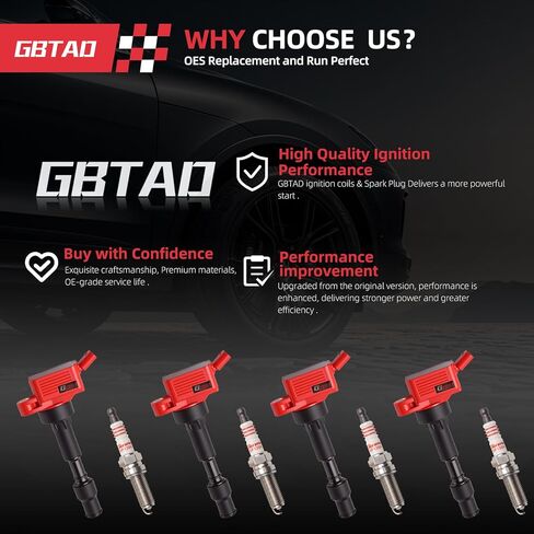 4pcs تم ترقية حزمة ملف الإشعال وتوصيل شرارة Iridium متوافق مع 2016-2021 Hyundai Elantra Kona Sonata Hybrid V-Eloster Kia Forte Optima Hybrid Soul 2.0L L4 يحل محل UF816 93175 in Kuwait