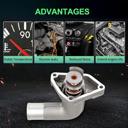 SCITOO Thermostat Housing Assembly For Nissan For Altima 2007-2018,For Nissan For Maxima 2009-2020,For Nissan For Murano 2009-2020,For Nissan For Pathfinder 2013-2019 in Saudi Arabia