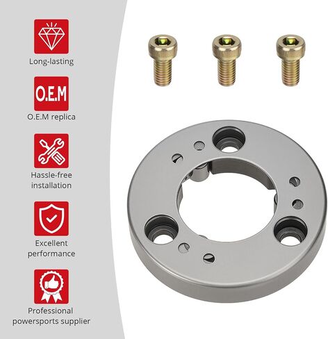 JAVIK Starter Clutch One Way Bearing & Bolts Fit for Kawasaki Bayou KLF185 KLF220 KLF250 Nin-ja EX250 EX300 ZX600 KZ305 KLE300 ZX600 EL250 KLT20 1981-2024，O.E.M#13193-1002 in Saudi Arabia