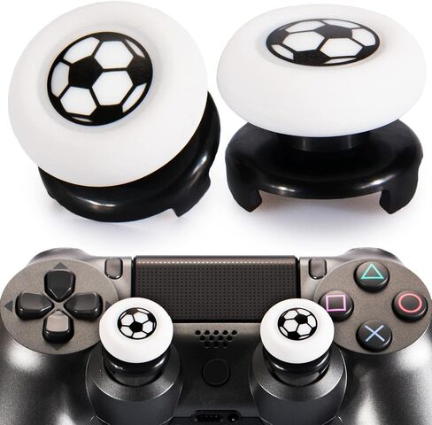 FPS Thumbstick Extender & Printing Rubber Silicone Grip Cover 2 Sets for PS5 Dualsenese & PS4 Controller (Danger of Kanji) in Saudi Arabia