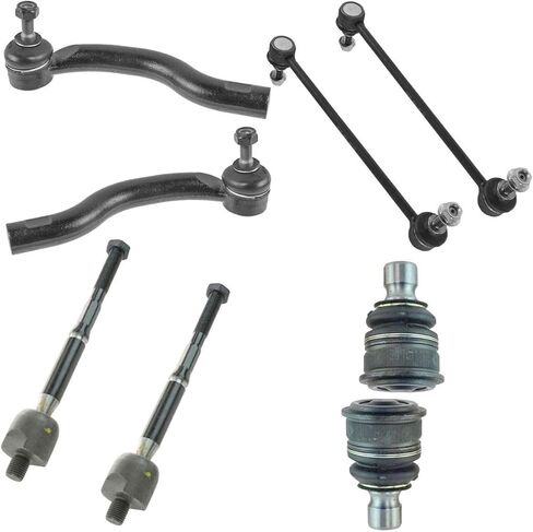 Piece Kit Lower Ball Joint Inner Outer Tie Rod Sway Bar Sealed for Nissan for Versa 1.8L 2007-2012 & 1.6L 2009-2012 223-5507 K750098 in Saudi Arabia