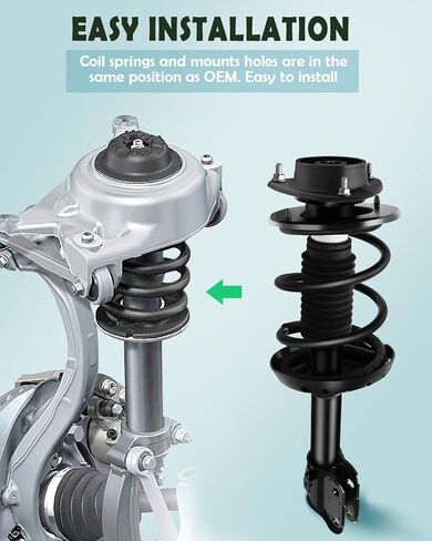 تتناسب مجموعة امتصاص الصدمات الأمامية في Scitoo للفترة 2005-2009 لـ Subaru Outback و Complete Shock و STRut Assembly Kit من أجل 172565 172566 272565 272566 2PCS in Saudi Arabia