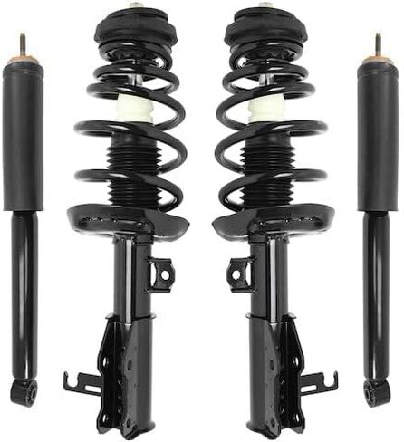 Front and Rear Strut Coil Spring and Shock Absorber Kit - 4 Piece - Compatible with 2014-2018 Chevy Impala (VIN 4th Digit 1 - Late Design) in Saudi Arabia