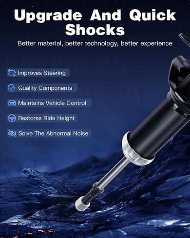 Shocks,ECCPP Front Pair Shock Absorbers Strut Kits Compatible with 2007 2008 2009 2010 for Infiniti G35, 2007 2008 for Infiniti G37,2011 2012 for Infiniti G25 340020 340021 in Saudi Arabia
