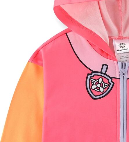 Paw Patrol Nickelodeon Skye Girls Up Hoodie مع آذان لطفل صغير وأطفال كبير in Saudi Arabia