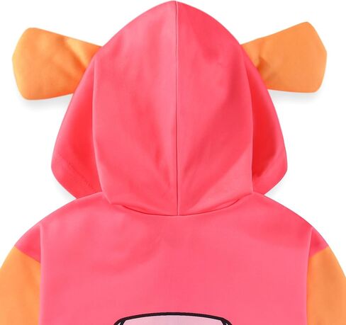 Paw Patrol Nickelodeon Skye Girls Up Hoodie مع آذان لطفل صغير وأطفال كبير in Saudi Arabia