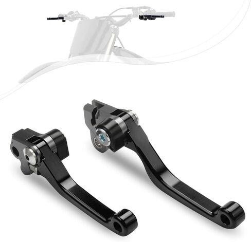 Dirt Bike Foldable Clutch Brake Levers,CNC Clutch Lever Breakaway Levers for CRF150R 07-25/CR80R CR85R 98-07/XR650R 00-06/CR125R CR250R 92-03 Red in Saudi Arabia