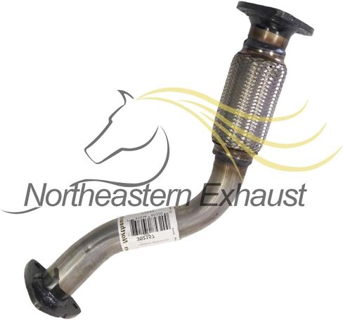 Northeastern Exhaust | Stainless Steel Front Pipe, Resonator, Extension Pipe, Muffler & Tail Pipe Exhaust Kit Compatible for 2008-2009 Pontiac G6 2.4L | Free Gaskets and Clamps Included in Saudi Arabia