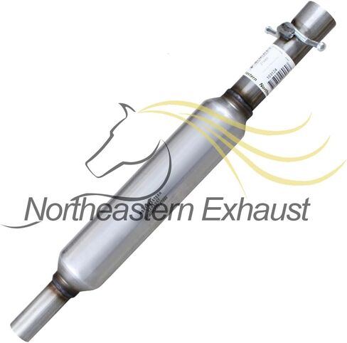 Northeastern Exhaust | Stainless Steel Front Pipe, Resonator, Extension Pipe, Muffler & Tail Pipe Exhaust Kit Compatible for 2008-2009 Pontiac G6 2.4L | Free Gaskets and Clamps Included in Saudi Arabia