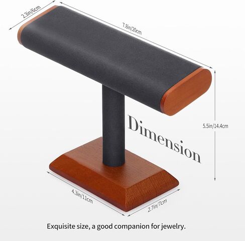 T-bar Jewelry Display Bracelet Holder Watch Stand Stable Space Saving Enhance Aesthetics for Personal Use Vendors Exhibit Trade Shows Retail Stores (Gray) in Saudi Arabia