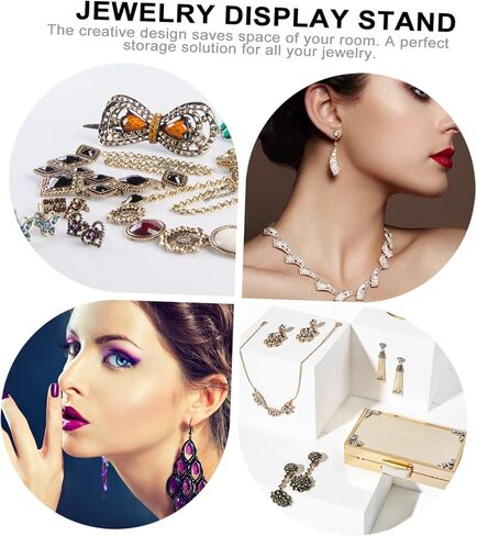 Earring Jewelry Rack Iron Jewelry Hanger Organizer Stand Hooks for Earrings Necklaces Bracelets in Saudi Arabia