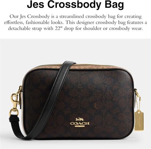 حقيبة Coach Jes Crossbody ، تان/براون متعددة in Saudi Arabia