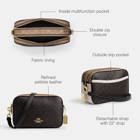 حقيبة Coach Jes Crossbody ، تان/براون متعددة in Saudi Arabia