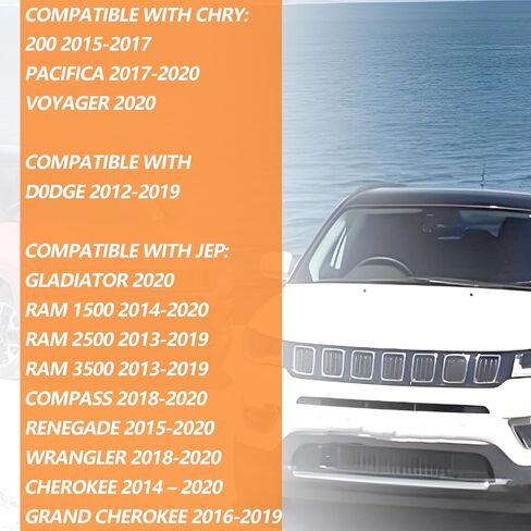 Car Radiator Coolant Reservoir Recovery Cap Compatible with Ram 1500 2014-2021 Pacifica Compass 2017-2021 Grand Cherokee 2016-2021 Replace# 68442532AA in Saudi Arabia