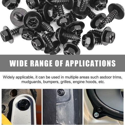 20PCS Fender Liner Screw Bort ، Wumper Cover Splash Shield Mud Guard Butsion Reply #90159-60498 ، Auto Frend Fender Liner Bolts for Camry Prius Tacoma Tundra Highlander ES GS in Saudi Arabia