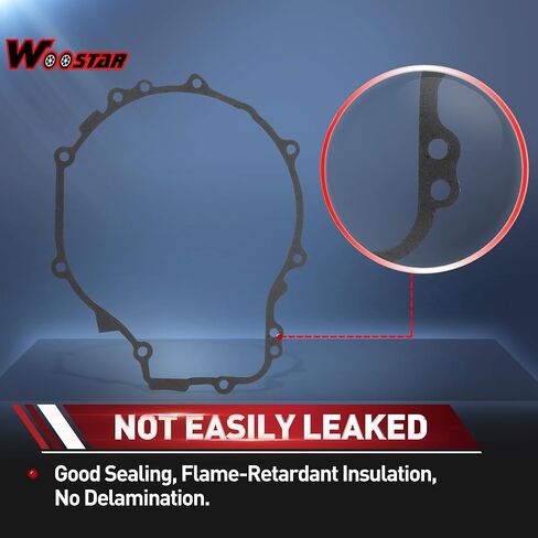 WOOSTAR Engine Stator Cover Gasket Replacement for Polaris 1996-2011 Sportsman 500 OEM 3084933 in Saudi Arabia