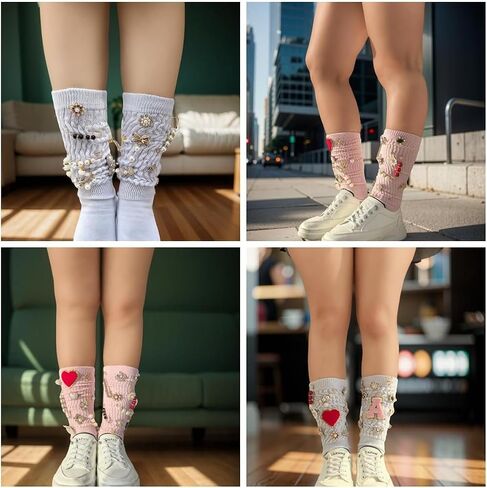 Shoes Charms for Sneakers Socks Hat Dress, Pearl Bow Stylish Shoe Decoration for Women, Brooch Pins Buttons for Clothes, Key Chain Clip Accessories Butterfly Crown in Saudi Arabia