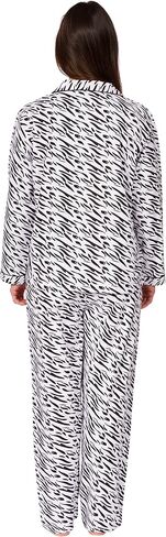 Leisureland Women's Cotton Flannel Long Sleeve Pajama Set ، PJS Sleepwear in Kuwait