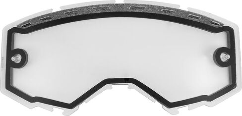FLY Racing Adult Goggle Replacement Dual Lens with Vents and Tear Off Posts (Clear, Fits Zone Pro, Zone and Focus Models) in Saudi Arabia