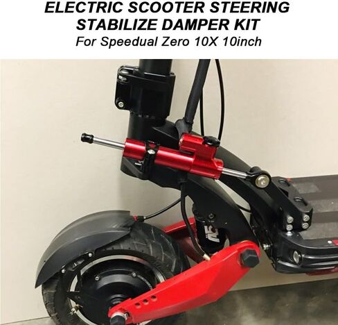 Electric Scooter Steering Damper Bracket Shock Absorber Stabilizer Modification Bracket Fits for Zero 10X Scooter Accessories (D) in Saudi Arabia