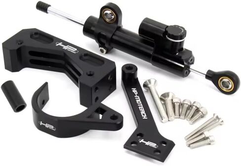 Electric Scooter Steering Damper Bracket Shock Absorber Stabilizer Modification Bracket Fits for Zero 10X Scooter Accessories (D) in Saudi Arabia