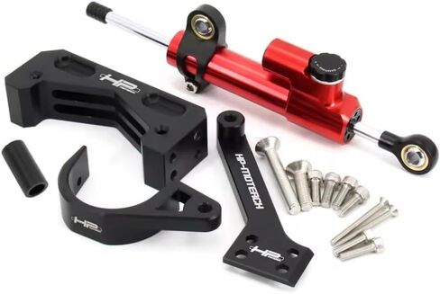 Electric Scooter Steering Damper Bracket Shock Absorber Stabilizer Modification Bracket Fits for Zero 10X Scooter Accessories (D) in Saudi Arabia