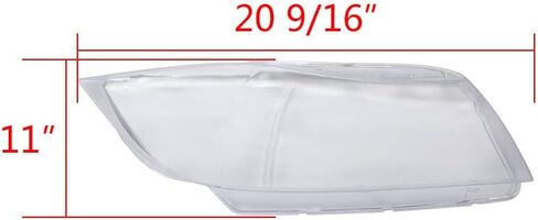 Astra Depot 2pcs Car Front Headlight Lens Cover Headlamp Clear PC Shell Compatible with BMW 3 E90 Sedan E91 Touring 2005-2011 '05-08 in Saudi Arabia