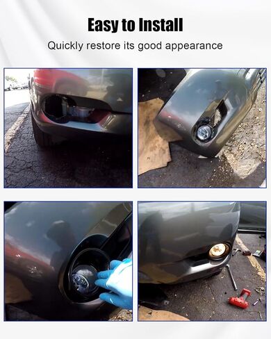 Fog Light Cover Fit for Toyota Highlander 2008 2009 2010 Front Left Driver Side Fog Lamp Bezel Replace 81482-0E050, Left Fogs Lamp Cover Without Light Hole in Saudi Arabia