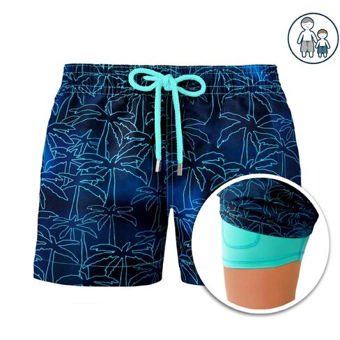Capelle Miami Foggy Palms Boys Hybrid Short, Swim and Play Trunk in Kuwait