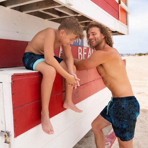 Capelle Miami Foggy Palms Boys Hybrid Short, Swim and Play Trunk in Kuwait