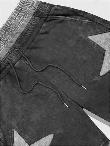 SOLY HUX Men's Y2k Shorts Star Graphic Drawstring Elastic Waist Vintage Casual Shorts Streetwear in Saudi Arabia