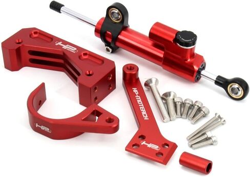 Electric Scooter Steering Damper Bracket Shock Absorber Stabilizer Modification Bracket Fits for Zero 10X Scooter Accessories (D) in Saudi Arabia
