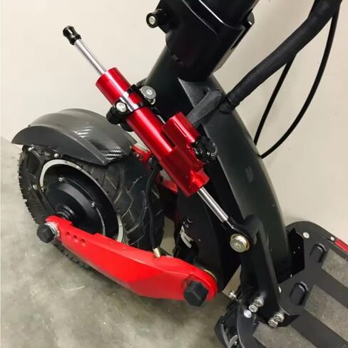 Electric Scooter Steering Damper Bracket Shock Absorber Stabilizer Modification Bracket Fits for Zero 10X Scooter Accessories (D) in Saudi Arabia