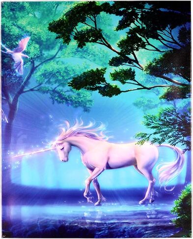 Canvas Art Home Decor Painting Wood Frame Unicorn Horse Girt Gift Decor Decor in Saudi Arabia