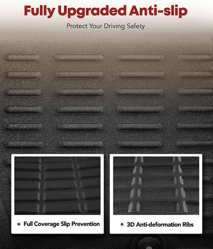 Yhtauto Automotive All Heater Floor Hats متوافقة مع Cadillac ATS 2013-2014 ، حصيرة السيارات مخصصة لبطانات الأرضية الأمامية والخلفية ، الأسود ، مجموعة من 3 in Kuwait