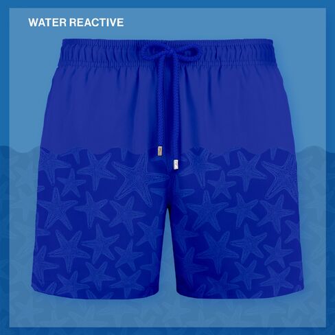 شورت Capelle Miami للرجال من نوع Magic Water Reactive Hybrid - نجوم زرقاء in Kuwait