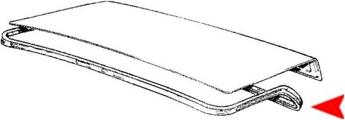 Deck Seal-trunk Lid Seal الخلفي 1pc لـ BMW لـ 318i 84-85 91-92 لـ 318is 91 لـ 325e 84-87 لـ 325es 86-87 لـ 325i 87-93 لـ 325ix 88-91 لـ 325is 87-91 ، لـ BMW 325 86-88 in Saudi Arabia