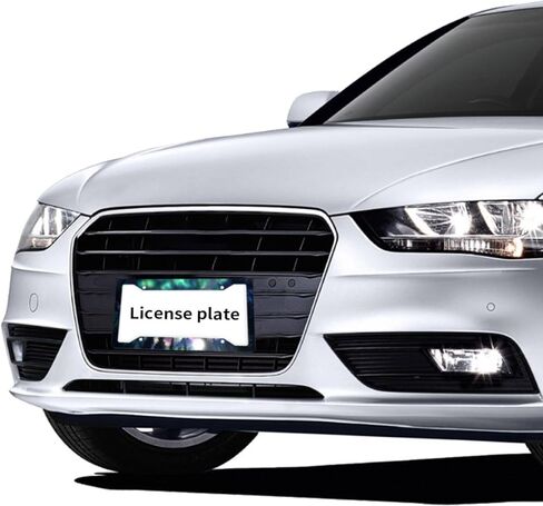 لوحة ترخيص Abalone إطار 2 حزمة الملحقات سيارات ديكور 12.3 × 6.3 بوصة للرجال النساء in Saudi Arabia