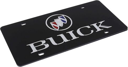 Laser Tag License Plate for Buick (Black) in Saudi Arabia