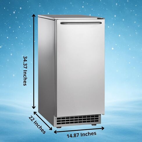 ماكينة صنع الثلج الذواقة Scotsman CU50PA-1+FF-CP10 مع حاوية سعة 26 رطلاً، واستنزاف مضخة مدمج، وتصميم مدمج أسفل العداد (مع نظام ترشيح) in Saudi Arabia