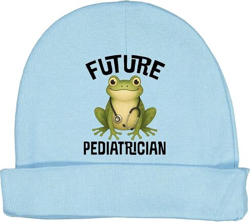 inktastic Future Pediatrician Frog Baby Beanie Hat in Saudi Arabia