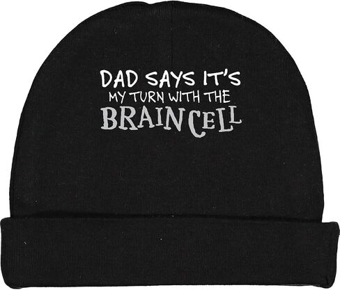 inktastic Dad Says It's My Turn with The Brain Cell Baby Beanie Hat in Saudi Arabia