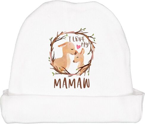 inktastic I Love My Mamaw Baby Beanie Hat in Saudi Arabia