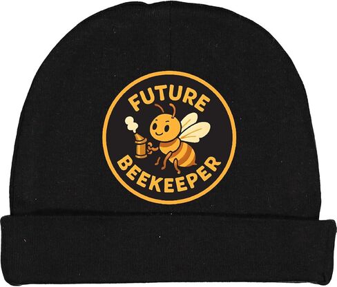 Inktastic Future Beekeeper Kids Beekeeping Baby Beanie Hat in Saudi Arabia