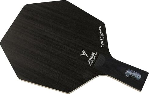 STIGA Cybershape Carbon Table Tennis Blade | Ping Pong Paddle - Unique Design for Larger Hitting Area & Increased Control - Competition Approved in Kuwait