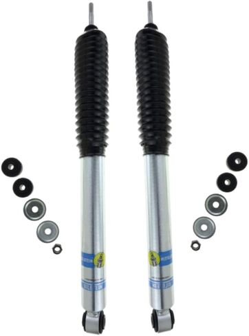 5100 Series Pair of Front Monotube Shocks fits 2005-2016 F250 F350 Super Duty 4WD with 4" Front Lift | Includes TrendsAuto Decal | 24-185776 in Saudi Arabia