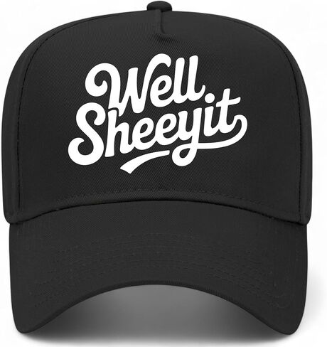 Well Sheeyit Vintage Trucker Hat | Funny Premium Adjustable Snapback Baseball Hat for Men & Women in Saudi Arabia